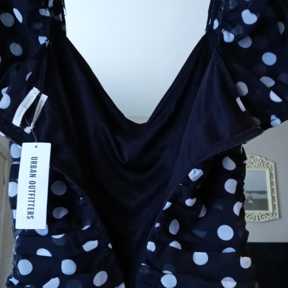Urban Outfitters Polka Dot Mini Dress XS - Picture 6 of 7